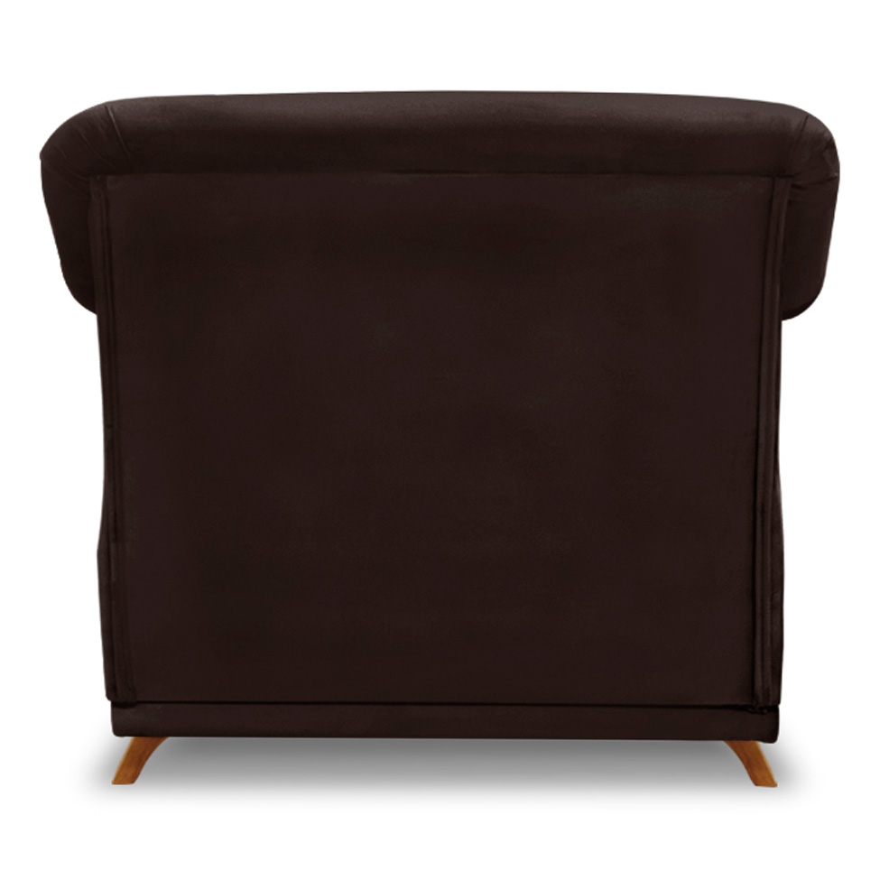 Poltrona Abruzzo Suede Café
