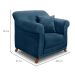 Poltrona Abruzzo Veludo Azul Marinho