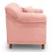 Poltrona Abruzzo Veludo Rosa