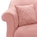 Poltrona Abruzzo Veludo Rosa