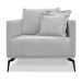 Poltrona Lazio Linho Grigio