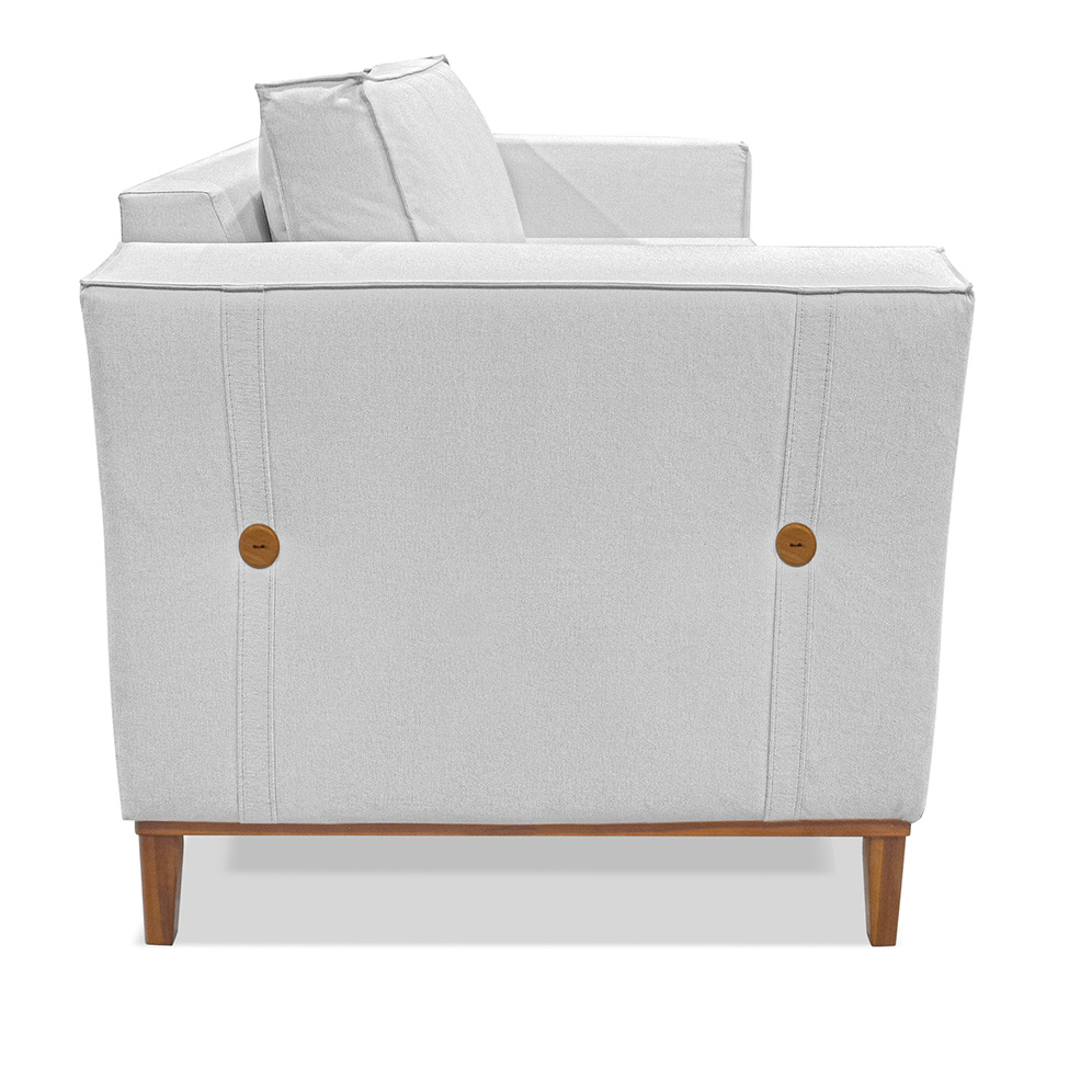 Poltrona Potenza Linho Grigio