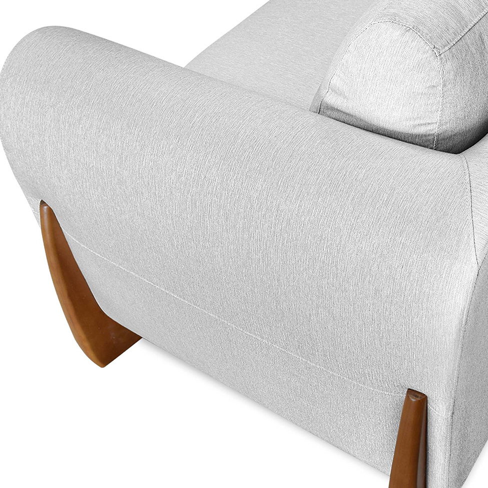 Poltrona Yves Linho Grigio