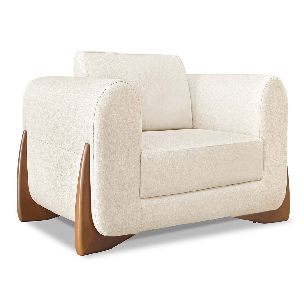 Poltrona Yves Linho Natural