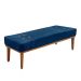 Recamier Gênova Suede Azul Marinho 90 cm