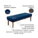 Recamier Gênova Suede Azul Marinho 90 cm