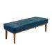 Recamier Gênova Veludo Azul Marinho 195 cm