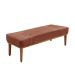 Recamier Gênova Veludo Cobre 140 cm