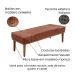 Recamier Gênova Veludo Cobre 140 cm