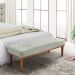 Recamier Gênova Veludo Prata 90 cm