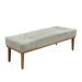 Recamier Gênova Veludo Prata 90 cm