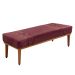 Recamier Gênova Veludo Vinho 160 cm