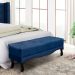 Recamier Vicenza Suede Azul Marinho 90 cm