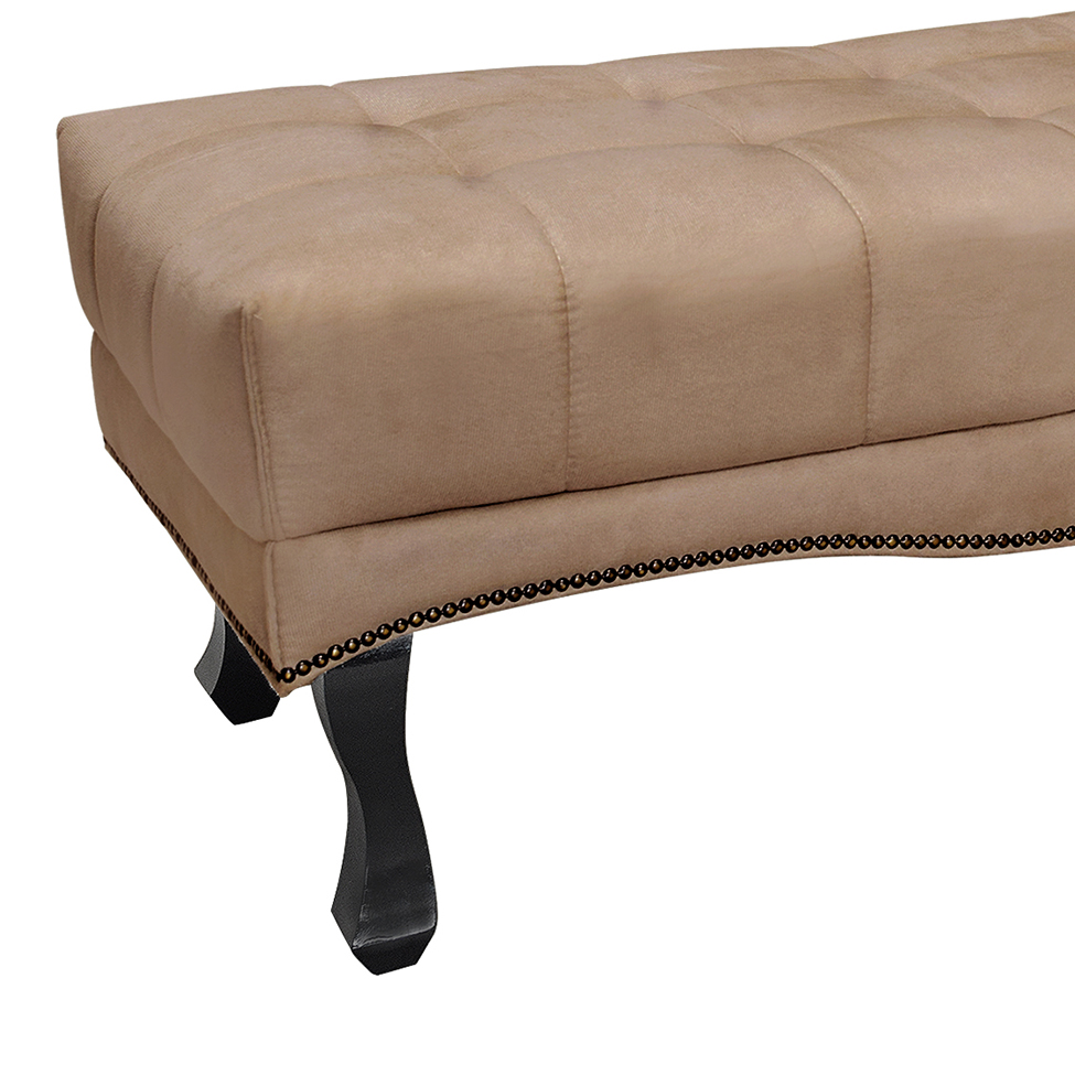 Recamier Vicenza Suede Bege 160 cm