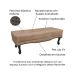 Recamier Vicenza Suede Bege 195 cm