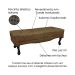 Recamier Vicenza Suede Caramelo 90 cm