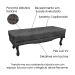Recamier Vicenza Suede Cinza 160 cm