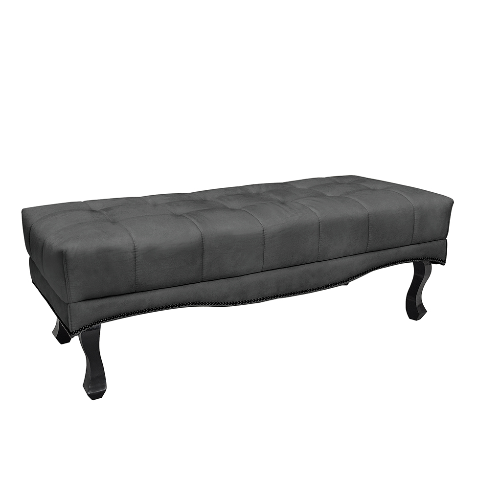 Recamier Vicenza Suede Cinza 195 cm