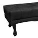 Recamier Vicenza Suede Preto 140 cm