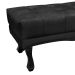 Recamier Vicenza Suede Preto 160 cm