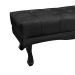 Recamier Vicenza Suede Preto 195 cm