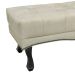 Recamier Vicenza Veludo Bege 140 cm