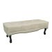 Recamier Vicenza Veludo Bege 160 cm