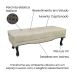 Recamier Vicenza Veludo Bege 160 cm