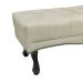 Recamier Vicenza Veludo Bege 160 cm