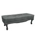 Recamier Vicenza Veludo Cinza 140 cm