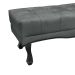 Recamier Vicenza Veludo Cinza 160 cm