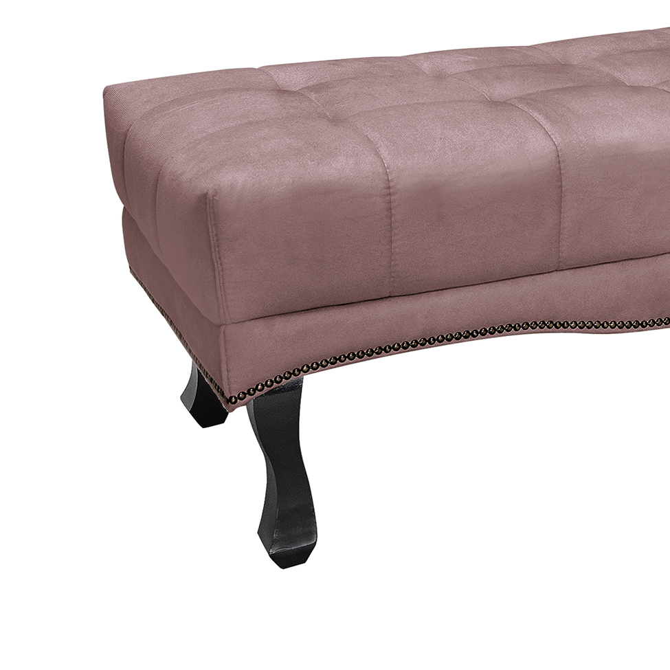 Recamier Vicenza Veludo Lilás 160 cm
