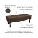 Recamier Vicenza Veludo Marrom 160 cm