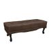 Recamier Vicenza Veludo Marrom 90 cm