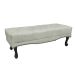 Recamier Vicenza Veludo Prata 140 cm