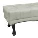 Recamier Vicenza Veludo Prata 140 cm