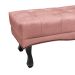 Recamier Vicenza Veludo Rosa 140 cm