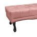 Recamier Vicenza Veludo Rosa 160 cm