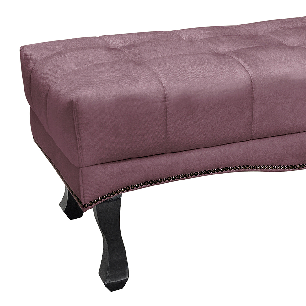 Recamier Vicenza Veludo Uva 140 cm
