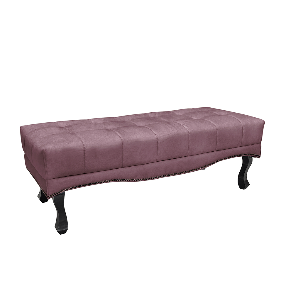 Recamier Vicenza Veludo Uva 195 cm