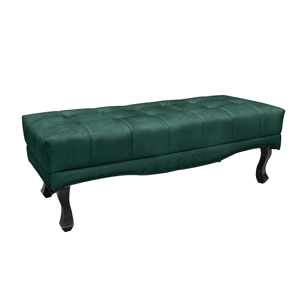 Recamier Vicenza Veludo Verde 140 cm