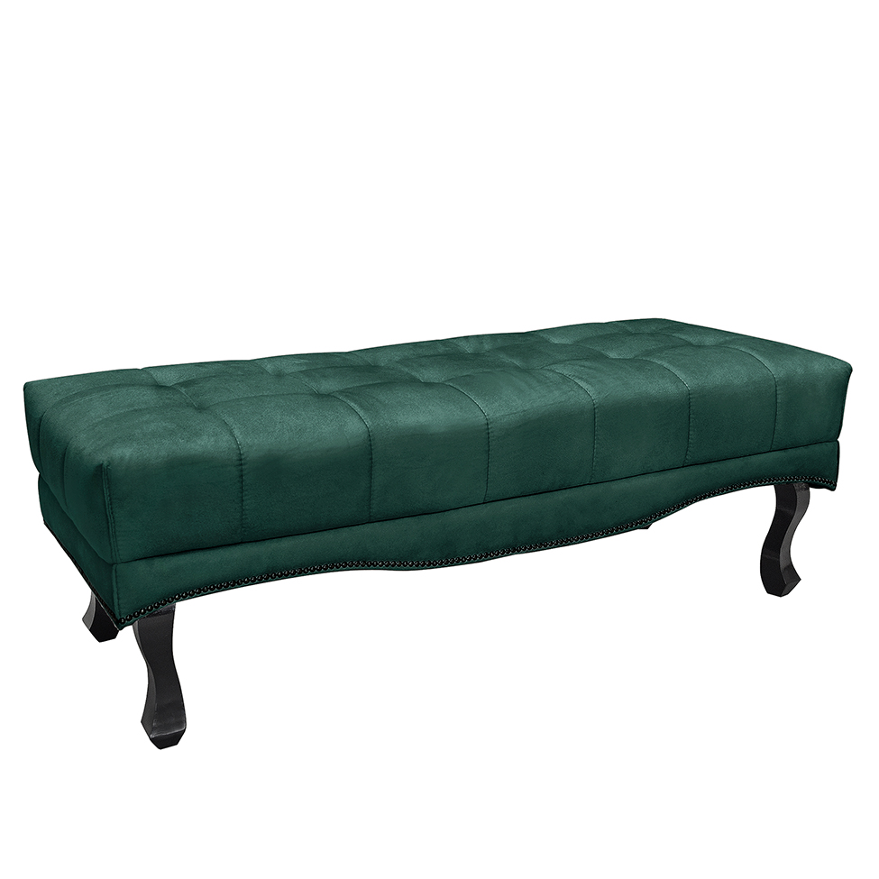 Recamier Vicenza Veludo Verde 90 cm
