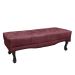 Recamier Vicenza Veludo Vinho 140 cm