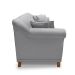 Sofá 3 Lugares Abruzzo Linho Cinza 180 cm