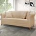 Sofá 3 Lugares Abruzzo Linho Dourado 180 cm
