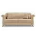 Sofá 3 Lugares Abruzzo Linho Dourado 180 cm