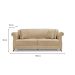 Sofá 3 Lugares Abruzzo Linho Dourado 180 cm