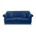 Sofá 3 Lugares Abruzzo Suede Azul Marinho 180 cm