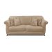 Sofá 3 Lugares Abruzzo Suede Bege 180 cm