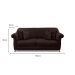 Sofá 3 Lugares Abruzzo Suede Café 180 cm